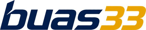 Logo buas33 platform hiburan online Indonesia